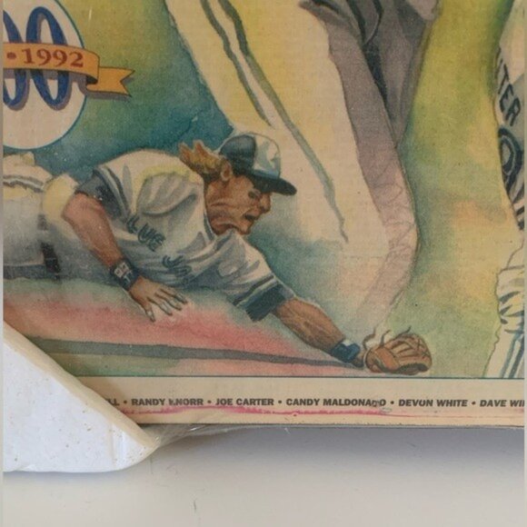 Toronto Blue Jays 1992 Season World Series Championship Toronto Star Wall Plaque - Picture 5 of 16